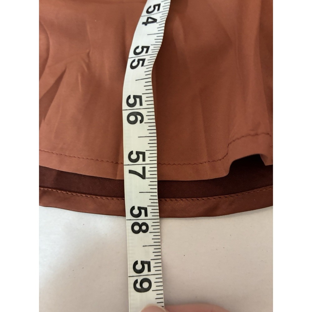 NEW! Lulus Satin Halter Maxi Dress Sz XS Brown Event Prom High Slit Open Back - Picture 10 of 11